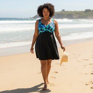 Longitude Swim Dress Plus Size 18